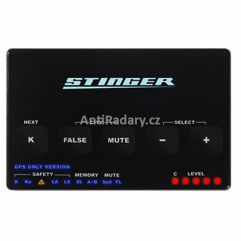Multifunkční systém - antiradar Stinger Card HD